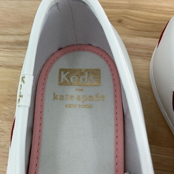 Keds X Kate Spade Champion KS Casual Sneakers- Ember White - Size 8.,5 M- NIB - Picture 7 of 9